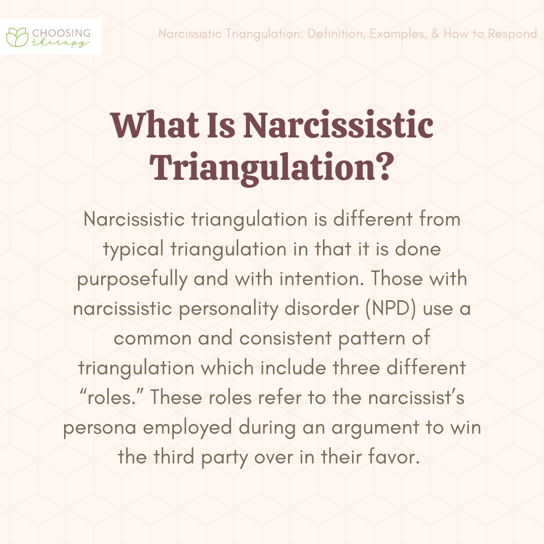 narcissistic triangulation